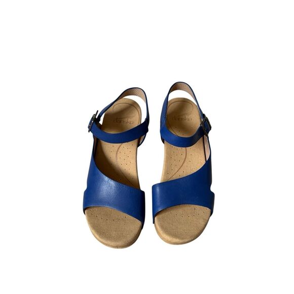 Dansko Tasha Sandals Size 36 Royal Blue Slingback Open Toe - Picture 2 of 9